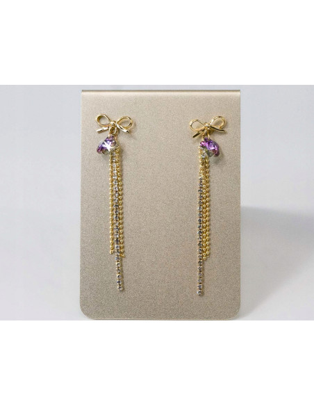 Kolczyki KOKARDKI nie uczulające Lolita Accessories srebrny sztyft 925