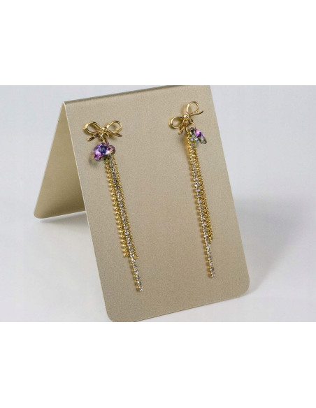 Kolczyki KOKARDKI nie uczulające Lolita Accessories srebrny sztyft 925