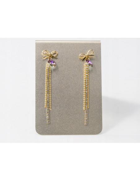 Kolczyki KOKARDKI nie uczulające Lolita Accessories srebrny sztyft 925