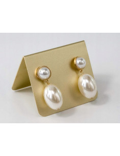 Kolczyki z perłą PERŁOWE Lolita Accessories srebrny... 2