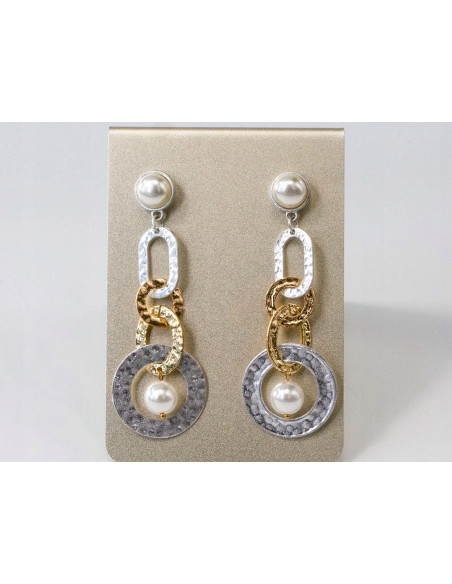 Kolczyki Galeryjne XL Lolita Accessories srebrny sztyft 925