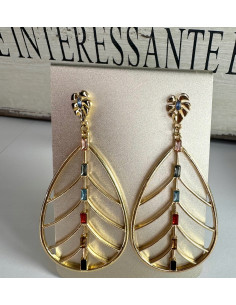 Kolczyki MAXI XL ZŁOTE Lolita Accessories