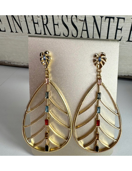 Kolczyki MAXI XL ZŁOTE Lolita Accessories