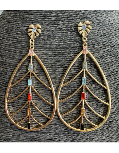 Kolczyki MAXI XL ZŁOTE Lolita Accessories