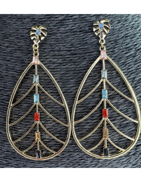 Kolczyki MAXI XL ZŁOTE Lolita Accessories