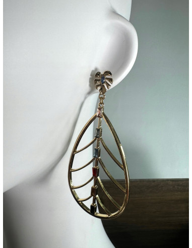 Kolczyki MAXI XL ZŁOTE Lolita Accessories