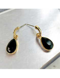 Kolczyki Połyskujące Łezki Kryształki Lolita Accessories...