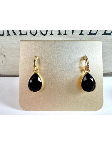 Kolczyki Połyskujące Łezki Kryształki Lolita...