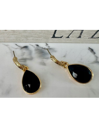 Kolczyki Połyskujące Łezki Kryształki Lolita...