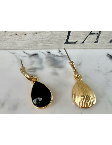 Kolczyki Połyskujące Łezki Kryształki Lolita...