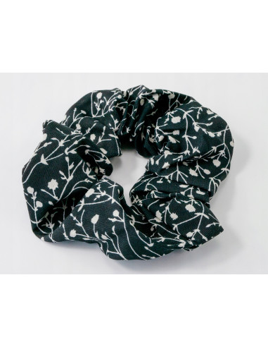 Gumka do włosów Scrunchie Gumka do włosów w oplocie Kwiatuszki Łączka