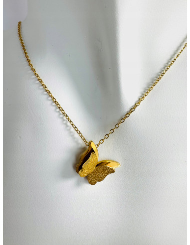 Naszyjnik CELEBRYTKA stal chirurgiczna ZŁOTY...