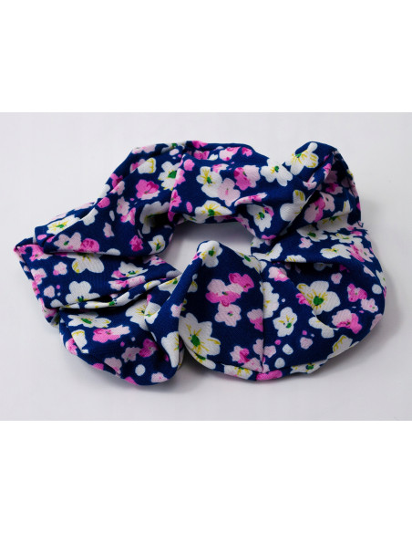 Gumka do włosów Scrunchie Gumka do włosów w oplocie Kwiatuszki Łączka