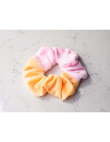 Gumka do włosów Scrunchie Gumka do włosów w oplocie DWUKOLOROWA