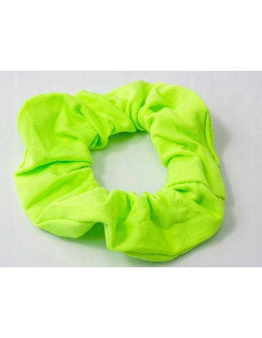 Gumka do włosów Scrunchie Gumka do włosów w oplocie zielony NEON
