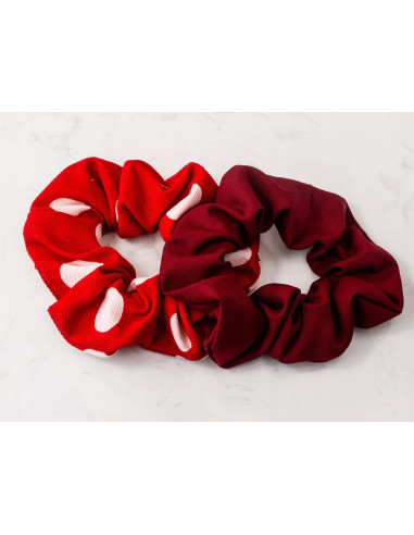 Gumka do włosów Scrunchie Gumka do włosów w oplocie 2 sztuki