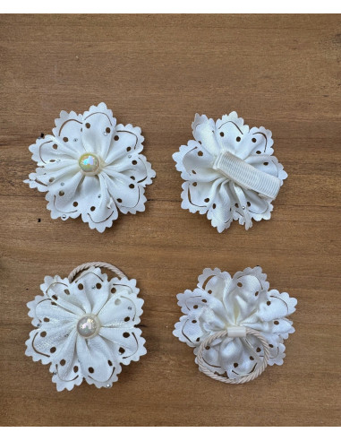 Zestaw 4 sztuki Gumki i spinki do włosów dla...