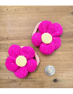 Gumki do włosów dla dziewczynki Kwiatki XXL Lolita Acc.... 2