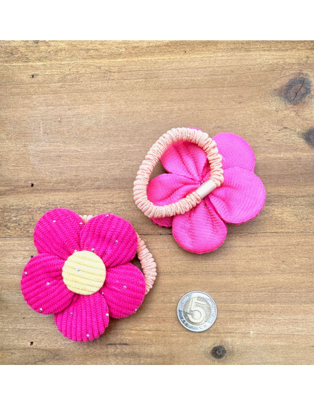 Gumki do włosów dla dziewczynki Kwiatki XXL Lolita Acc. Zestaw 2 sztuki