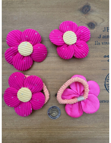 Zestaw 4 sztuki Gumki i spinki do włosów dla...