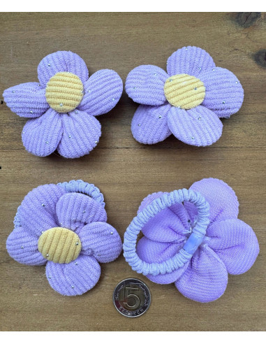 Zestaw 4 sztuki Gumki i spinki do włosów dla...