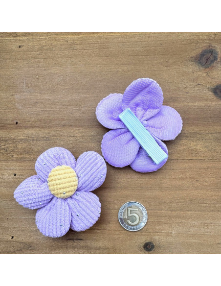 Spinki do włosów dla dziewczynki Kwiatki XXL Lolita Acc. Zestaw 2 sztuki