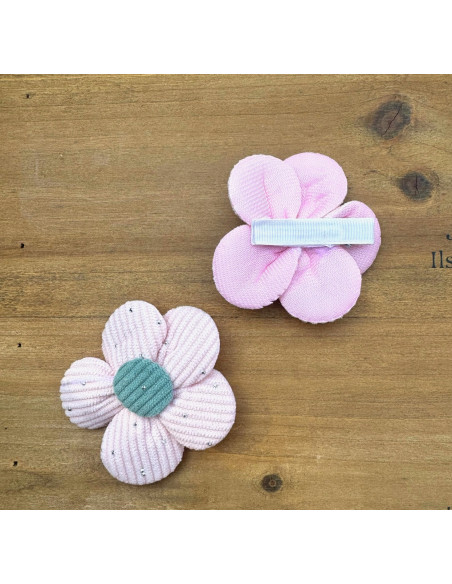 Spinki do włosów dla dziewczynki Kwiatki XXL Lolita Acc. Zestaw 2 sztuki