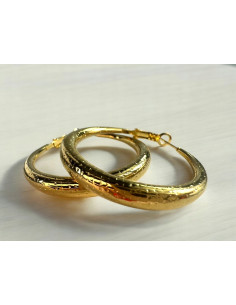 Kolczyki ze stali chirurgicznej Koła dmuchane 4 cm Lolita...