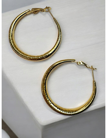 Kolczyki ze stali chirurgicznej Koła dmuchane 4 cm Lolita Accessoriese