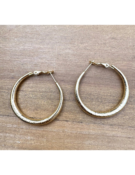 Kolczyki ze stali chirurgicznej Koła dmuchane 4 cm Lolita Accessoriese