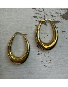 Kolczyki ze stali chirurgicznej Koła dmuchane 4 cm Lolita...