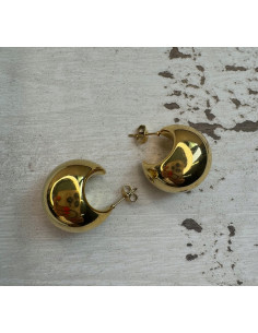 Kolczyki ze stali chirurgicznej Koła dmuchane 2 cm Lolita...