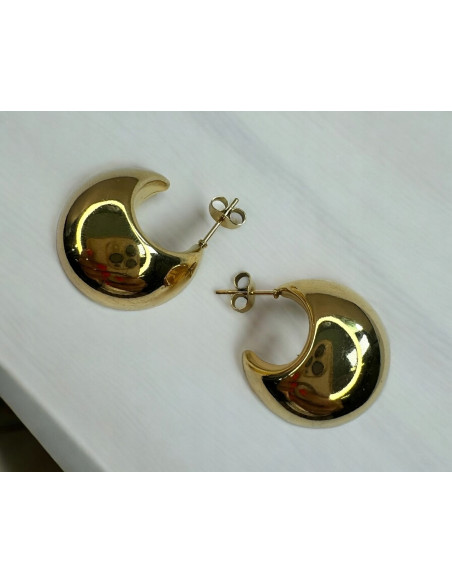 Kolczyki ze stali chirurgicznej Koła dmuchane 2 cm Lolita Accessoriese