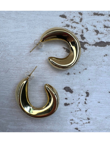 Kolczyki ze stali chirurgicznej Koła 3 cm...