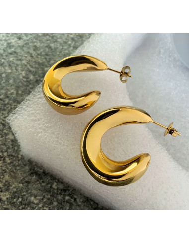 Kolczyki ze stali chirurgicznej Koła 3 cm...