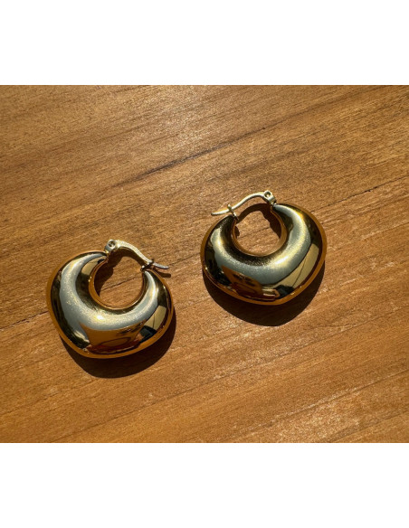 Kolczyki ze stali chirurgicznej Koła 3 cm Lolita Accessoriese