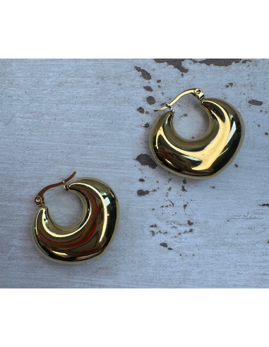 Kolczyki ze stali chirurgicznej Koła 3 cm...