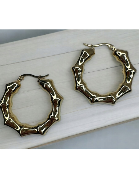 Kolczyki ze stali chirurgicznej Koła 3,5 cm Lolita Accessoriese