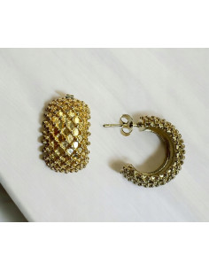 Kolczyki ze stali chirurgicznej Koła dmuchane 2 cm Lolita...