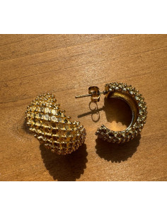 Kolczyki ze stali chirurgicznej Koła dmuchane 2 cm Lolita... 2