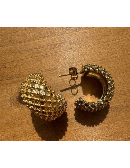 Kolczyki ze stali chirurgicznej Koła dmuchane 2 cm Lolita Accessoriese