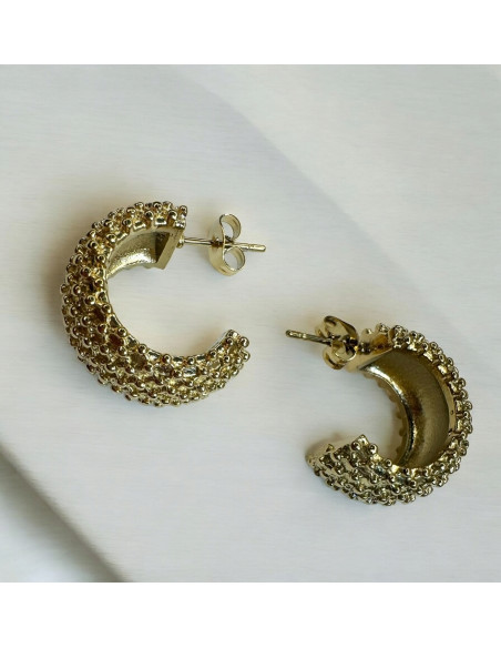 Kolczyki ze stali chirurgicznej Koła dmuchane 2 cm Lolita Accessoriese