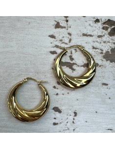 Kolczyki ze stali chirurgicznej Koła dmuchane 3 cm Lolita...