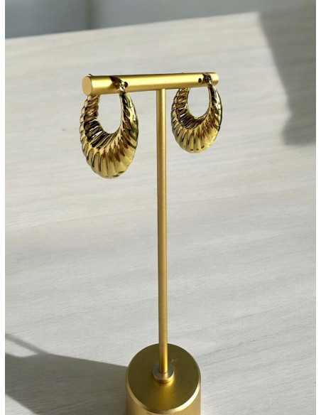 Kolczyki ze stali chirurgicznej Koła dmuchane 3,5 cm Lolita Accessoriese