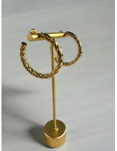 Kolczyki ze stali chirurgicznej Koła stal 4 cm Lolita...