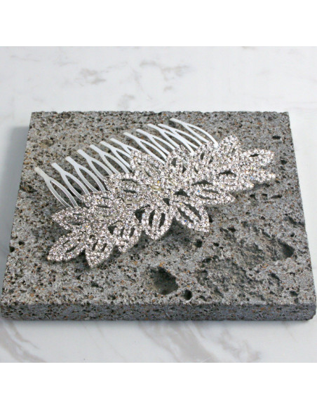 GRZEBIEŃ wsuwany do włosów wtykowy ozdobny diamenty Lolita Akcesoria