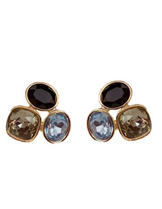 Kolczyki POZŁACANE Z KAMIENIAMI Lolita Accessories...