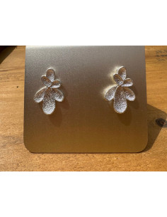 Kolczyki SREBRNE SZCZOTKOWANE Kwiatki Lolita Accessories... 2