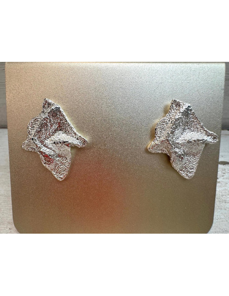 Kolczyki SREBRNE GALERYJNE ROMBY Lolita Accessories srebrny sztyft 925