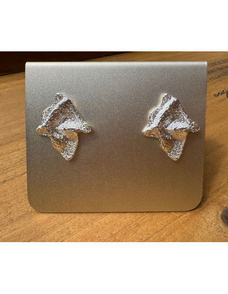 Kolczyki SREBRNE GALERYJNE ROMBY Lolita Accessories srebrny sztyft 925